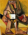 Hombre desnudo de pie 1971 Pablo Picasso